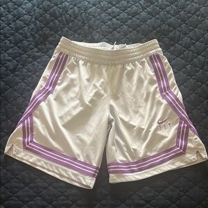 Girls Nike Purple Basketball Shorts